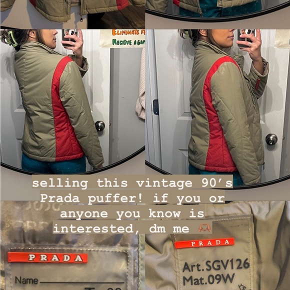 Vintage Prada Puffercoat - Picture 7 of 7
